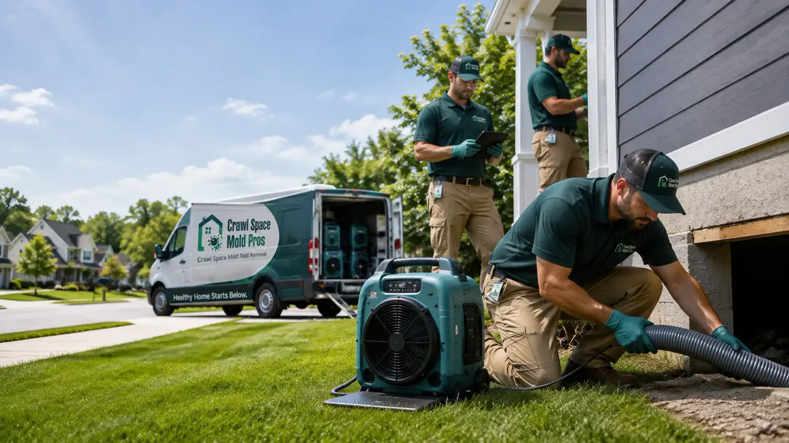 Crawl Space Mold Removal in Chaseley, ND